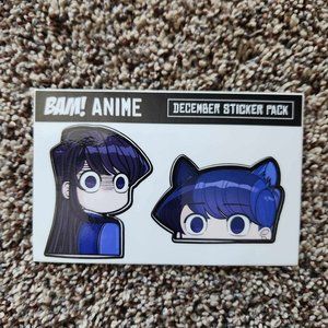 Komi Can't Communicate Peeker Decal Stickers - Bam Box exclusive